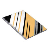 Diagonaal strepenontwerp notitieboek (Rechterzijde)