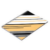 Diagonaal strepenontwerp notitieboek (Linkerzijde)