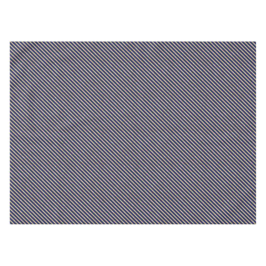 Diagonaal Stripe patroon van Navy Blue en Gold Gli Tafelkleed (Voorkant (Horizontaal))