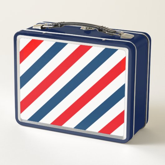 Diagonaal Stripe Tricolor Red, blauw en wit (Achterkant)