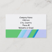 Diagonaal Stripe vormgeving voor lasklassen Visitekaartje (Achterkant)