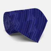 Diagonaal stropdas - Blauw (Opgerold)