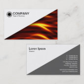 Diagonaal V2 - Wit - Brandtong Visitekaartje (Voorkant / Achterkant)