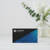 Diagonaal V2 - Zwart - Abstract 120716(06) Visitekaartje (Staand voorkant)