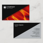 Diagonaal V2 - Zwart - Abstract 120716(08) Visitekaartje (Voorkant / Achterkant)