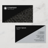 Diagonaal V2 - Zwart - Abstract netwerk Visitekaartje (Voorkant / Achterkant)
