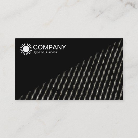 Diagonaal V2 - Zwart - Abstract netwerk Visitekaartje (Voorkant)