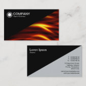 Diagonaal V2 - Zwart - Brandtong Visitekaartje (Voorkant / Achterkant)