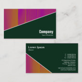 Diagonaal V3 - Donkergroen Visitekaartje (Voorkant / Achterkant)