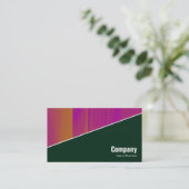 Diagonaal V3 - Donkergroen Visitekaartje (Staand voorkant)