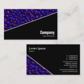 Diagonaal V3 - Zwart - Abstract 080716(2) Visitekaartje (Voorkant / Achterkant)