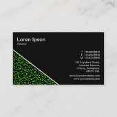 Diagonaal V3 - Zwart - Abstract 080716(6) Visitekaartje (Achterkant)