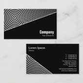 Diagonaal V3 - Zwart - Abstract 090716(02) Visitekaartje (Voorkant / Achterkant)