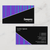 Diagonaal V3 - Zwart - Abstract 090716(04) Visitekaartje (Voorkant / Achterkant)