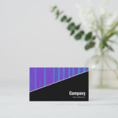 Diagonaal V3 - Zwart - Abstract 090716(04) Visitekaartje (Staand voorkant)