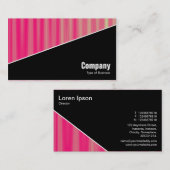 Diagonaal V3 - Zwart - Abstract 090716(07) Visitekaartje (Voorkant / Achterkant)