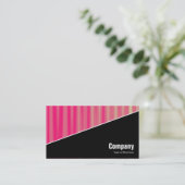 Diagonaal V3 - Zwart - Abstract 090716(07) Visitekaartje (Staand voorkant)