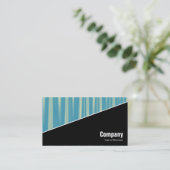 Diagonaal V3 - Zwart - Abstract 090716(08) Visitekaartje (Staand voorkant)