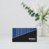 Diagonaal V3 - Zwart - Abstract 120716(012) Visitekaartje (Staand voorkant)