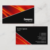 Diagonaal V3 - Zwart - Abstract 120716(08) Visitekaartje (Voorkant / Achterkant)