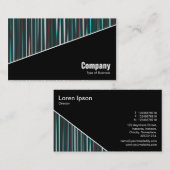 Diagonaal V3 - Zwart - Abstract 130716(01) Visitekaartje (Voorkant / Achterkant)