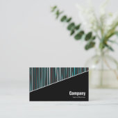 Diagonaal V3 - Zwart - Abstract 130716(01) Visitekaartje (Staand voorkant)