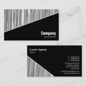 Diagonaal V3 - Zwart - Abstract 130716(02) Visitekaartje (Voorkant / Achterkant)