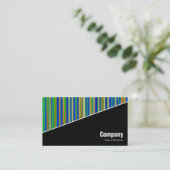 Diagonaal V3 - Zwart - Abstract 130716(03) Visitekaartje (Staand voorkant)