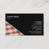 Diagonaal V3 - Zwart - Abstract 140716(07) Visitekaartje (Achterkant)