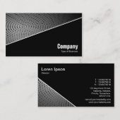 Diagonaal V3 - Zwart - Elektrische pool Visitekaartje (Voorkant / Achterkant)