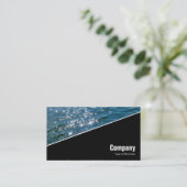 Diagonaal V3 - Zwart - Mousserend water Visitekaartje (Staand voorkant)