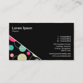 Diagonaal V3 - Zwart - Spots en cirkels 150816 Visitekaartje (Achterkant)