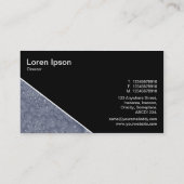 Diagonaal V3 - Zwart - Zeepbellen 03 Visitekaartje (Achterkant)