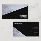 Diagonaal V3 - Zwart - Zeepbellen Visitekaartje (Voorkant / Achterkant)