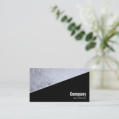 Diagonaal V3 - Zwart - Zeepbellen Visitekaartje (Staand voorkant)