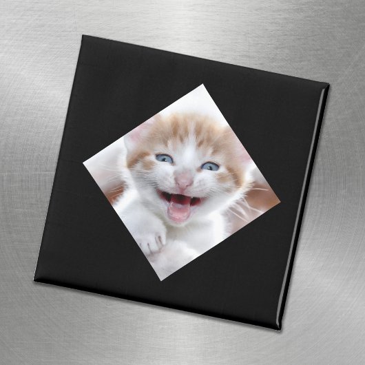 Diagonaal vierkant Foto Lijst Magnet