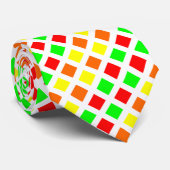 Diagonaal vierkant - Spectrum 02 Stropdas (Opgerold)