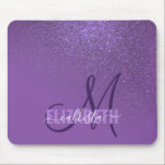Diagonaal Violet Paars glitter gradient ombre Muismat<br><div class="desc">Dit elegante en girale design is perfect voor de klastige en stijlvolle vrouw. Het is voorzien van een faux met paarse glitter met dunne violette diagonale gradiëntmeter boven op een violette paarse achtergrond. Het is een unieke stap op de glittergradiënttrend die momenteel erg populair is. Het is een , glamoureus,...</div>