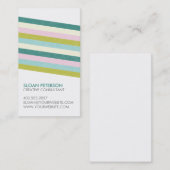 Diagonaal Visitekaartje (Voorkant / Achterkant)