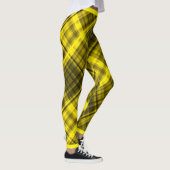 Diagonaal voor groene en zwarte Mode Leggings (Rechts)