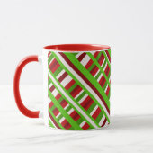 Diagonaal voor kerstpanelen mok (Links)