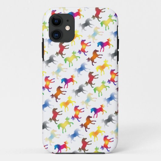 Diagonaal voor regenboogponies Case-Mate iPhone case (Achterkant)
