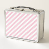 Diagonaal wit en roze strepenpatroon (Voorkant)