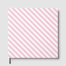 Diagonaal wit en roze strepenpatroon