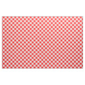 Diagonaal wit/rood gingham-patroonweefsel stof (Yard (91,4 cm))
