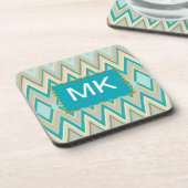 diagonaal zigzag-telefoons bier onderzetter (Linkerzijde)