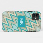diagonaal zigzag-telefoons Case-Mate iPhone case (Achterkant (horizontaal))