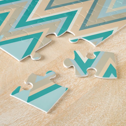 diagonaal zigzag-telefoons legpuzzel (Zijkant)