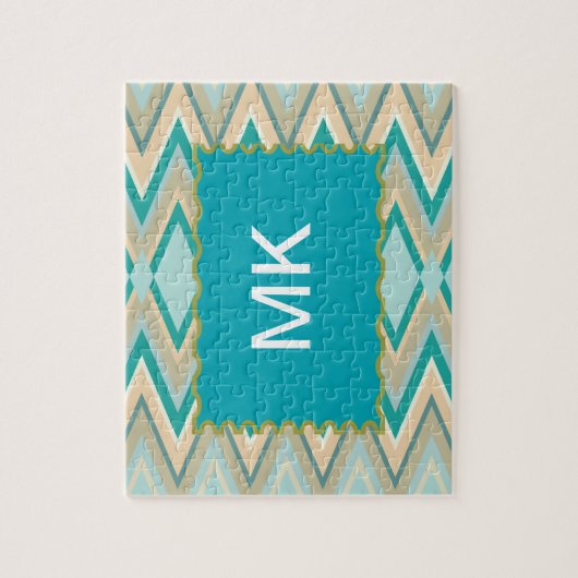 diagonaal zigzag-telefoons legpuzzel (Verticaal)