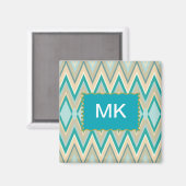 diagonaal zigzag-telefoons magneet (Voorkant / Achterkant)